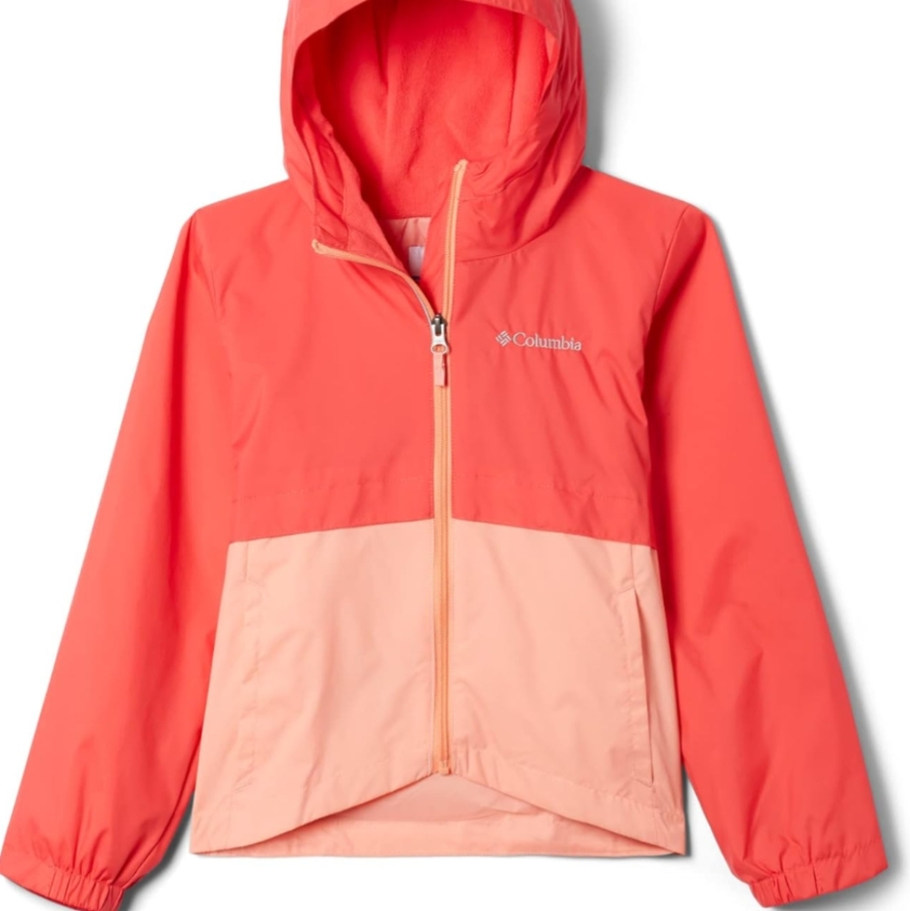 🌴Columbia Vibrant Coral and Soft Peach Jacket